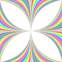 Prismatic Circles Maltese Cross
