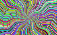 Prismatic Waves Starburst