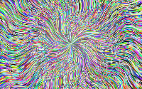 Prismatic Waves Starburst Psychedelic