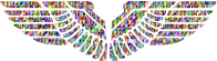 Chromatic Triangular Eagle Wings