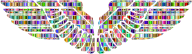Chromatic Mosaic Eagle Wings