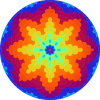 Colourful mandala 6