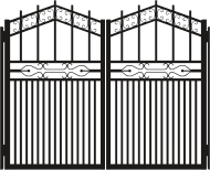 Iron Gate Silhouette