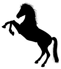 White Horse Silhouette