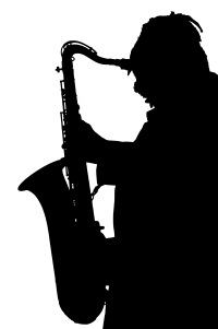 Saxophone Player Silhouette