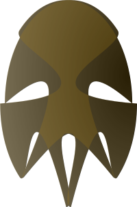 tribal african mask