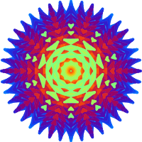 Colourful mandala 3