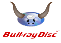 Bull-ray disc parody logo