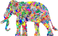Modern Art Elephant