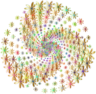 Prismatic Floral Vortex 10