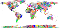 Modern Art World Map