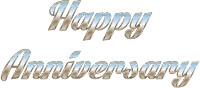 Happy Anniversary Typography No Background