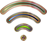 Wireless Signal Icon Enhanced 7 Variation 2