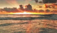 High Poly Ocean Sunset