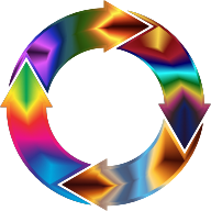 Chromatic Circular Arrows