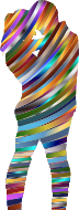 Chromatic Waves Romantic Couple Silhouette Minus Ground