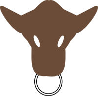 bull head silhouette