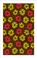Flower pattern (alternative colour mix)