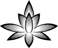 Stylized Flower Silhouette