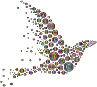 Psychedelic Circles Bird