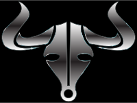 Polished Steel Bull Icon