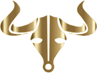Gold Bull Icon No Background
