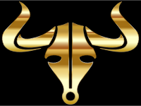Gold Bull Icon 2
