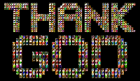 Chromatic Thank God Typography Variation 2 Enhanced 3
