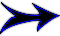 Black and Blue Arrow