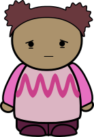 mix and match character lily sad front