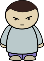 mix and match character ron angry front
