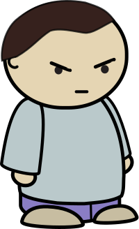 mix and match character ron angry side