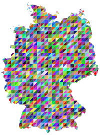 Prismatic Triangles Germany Map