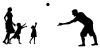 Family Fun Silhouette