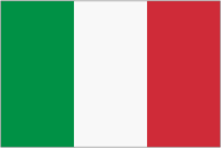 Framed flag of Italy