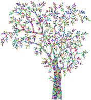 Low Poly Prismatic Tree