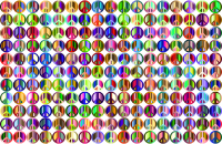 Prismatic Peace Sign Background No Background