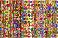 Prismatic Peace Sign Background 5 Variation 3