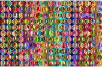 Prismatic Peace Sign Background 5 Variation 4
