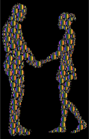 Prismatic Circles Couple Silhouette 6 8
