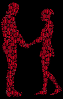 Prismatic Circles Couple Silhouette 6 10