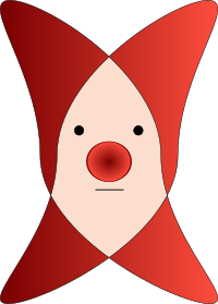 unhappy clown