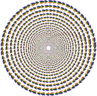 Colorful Direction Circle Vortex
