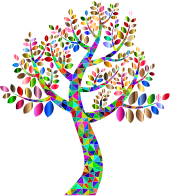 Low Poly Simple Prismatic Tree