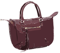 Dark Magenta Purse