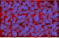 Translucent Hearts Background 2