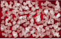 Translucent Hearts Background 3