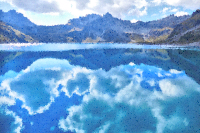 High Poly Luner Lake Austria