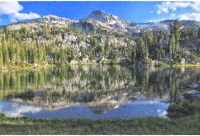 High Poly Mountain Lake