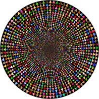Prismatic Pythagorean Vortex 5 With Background